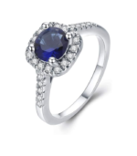 Rings for Women, Promise Rings for Her, Christmas Gifts, Engagement Rings for Women Solitaire Crystal Wedding Rings for Her Fake Diamond Ring Christmas Gifts for Her