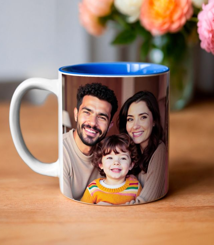 Customized mug gift with photo delivered to USA